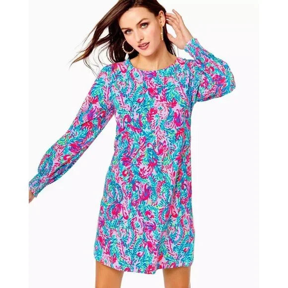 Women's Diann Dress in Blue - Lilly Pulitzer Women's Diann Dress in Blue - Lilly Pulitzer